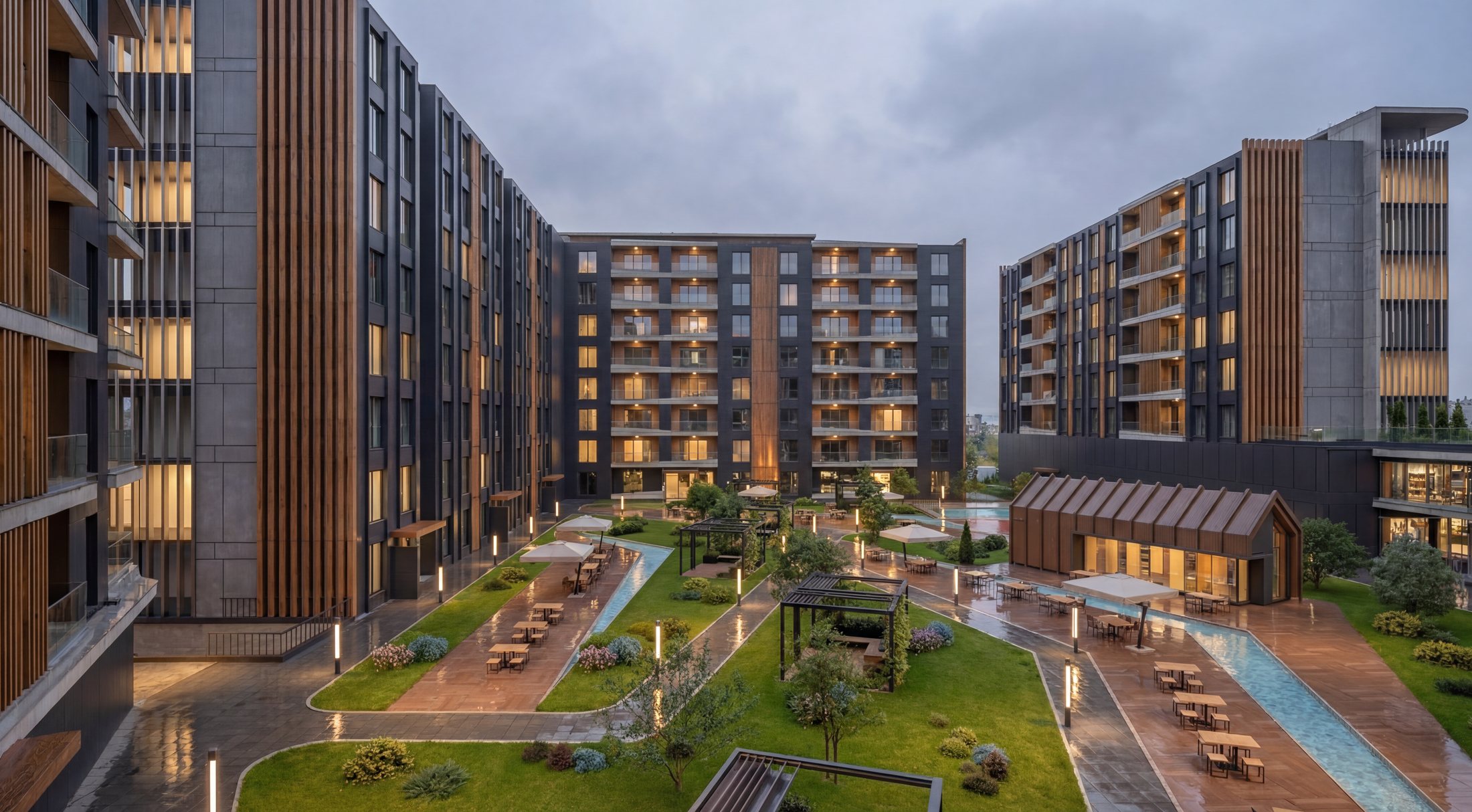 Otto City Sosyal — iç avlu yaşamı